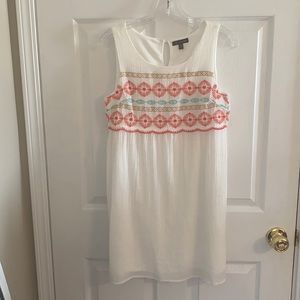Women’s dress white boho style